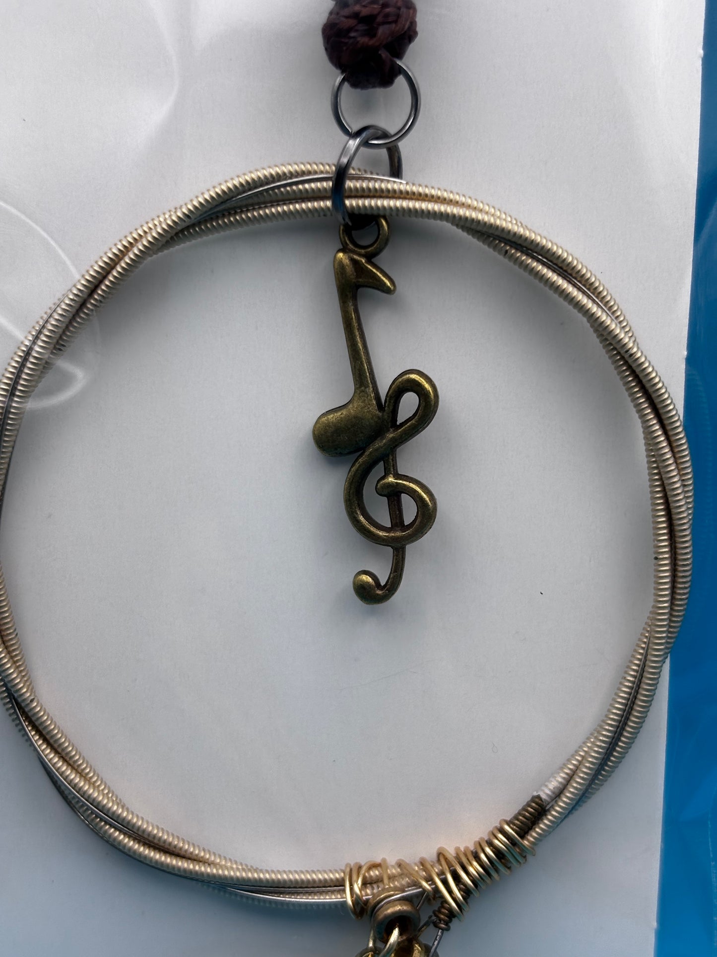 Guitar string Pendant necklace