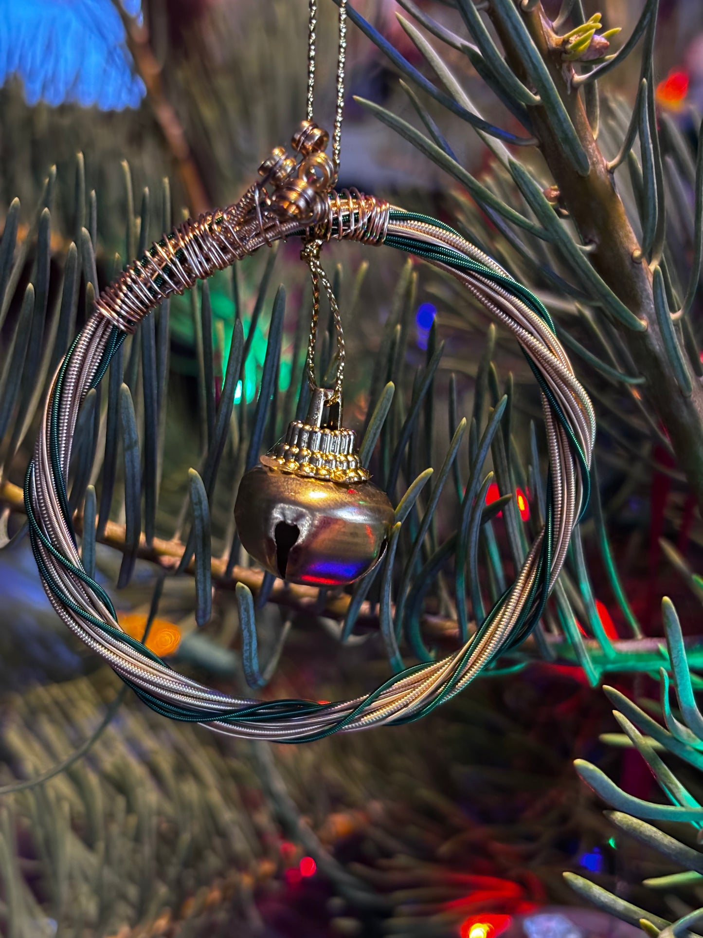 Guitar String Christmas Ornament