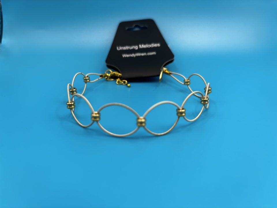 Guitar string woven bracelet