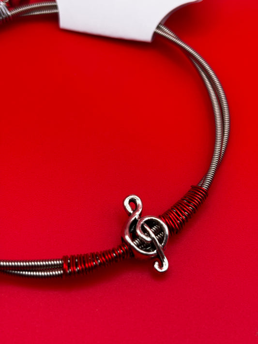 Guitar string bracelet