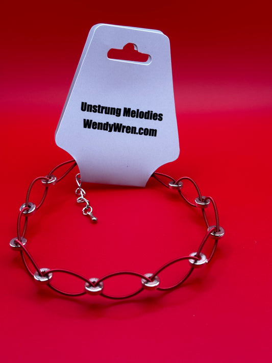 Guitar string bracelet