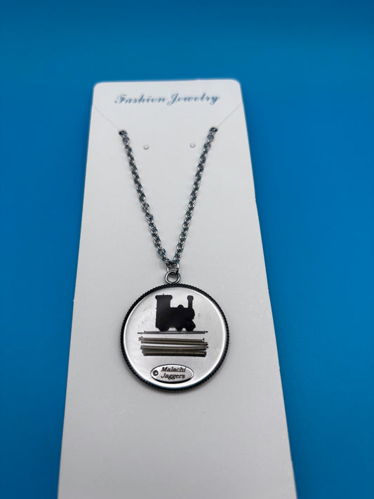 Guitar String & Resin Necklace