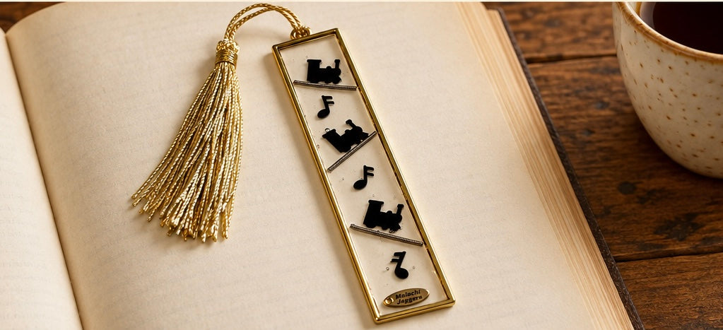 Ride This Train Resin Bookmark