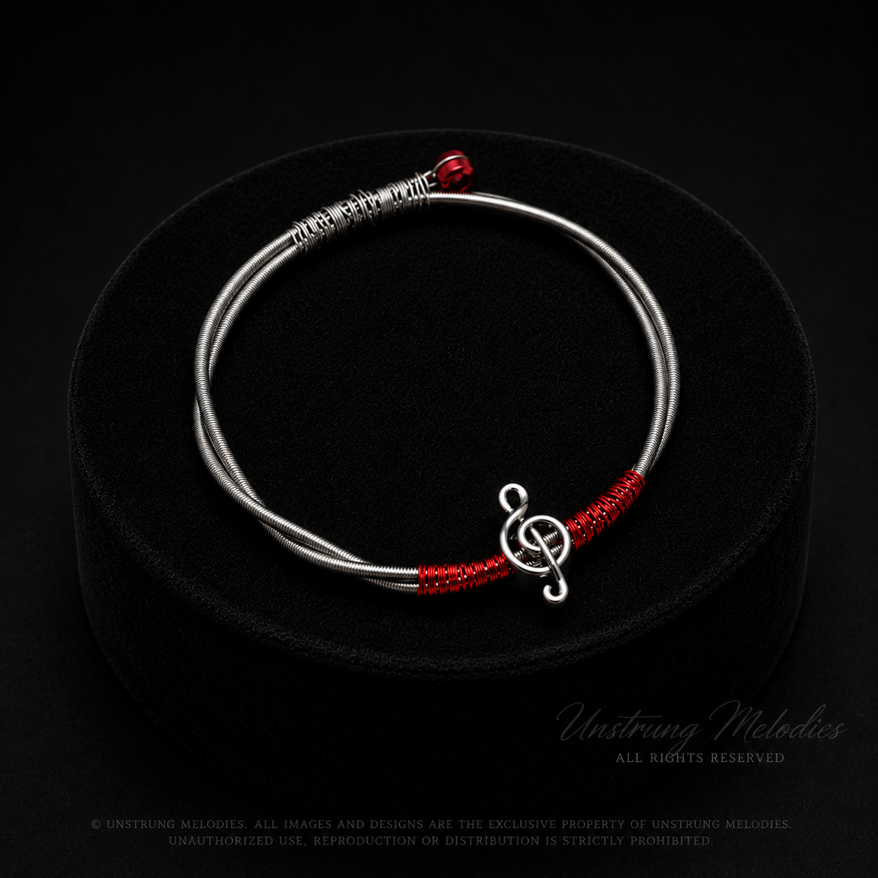 Guitar string bracelet