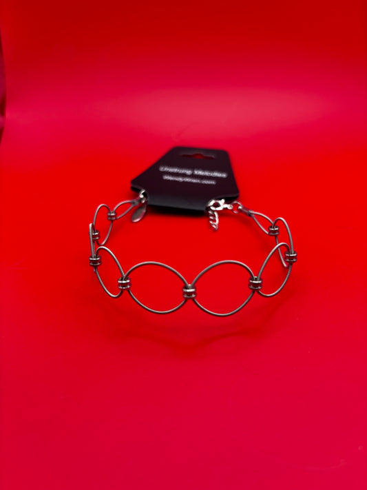 Guitar string woven bracelet