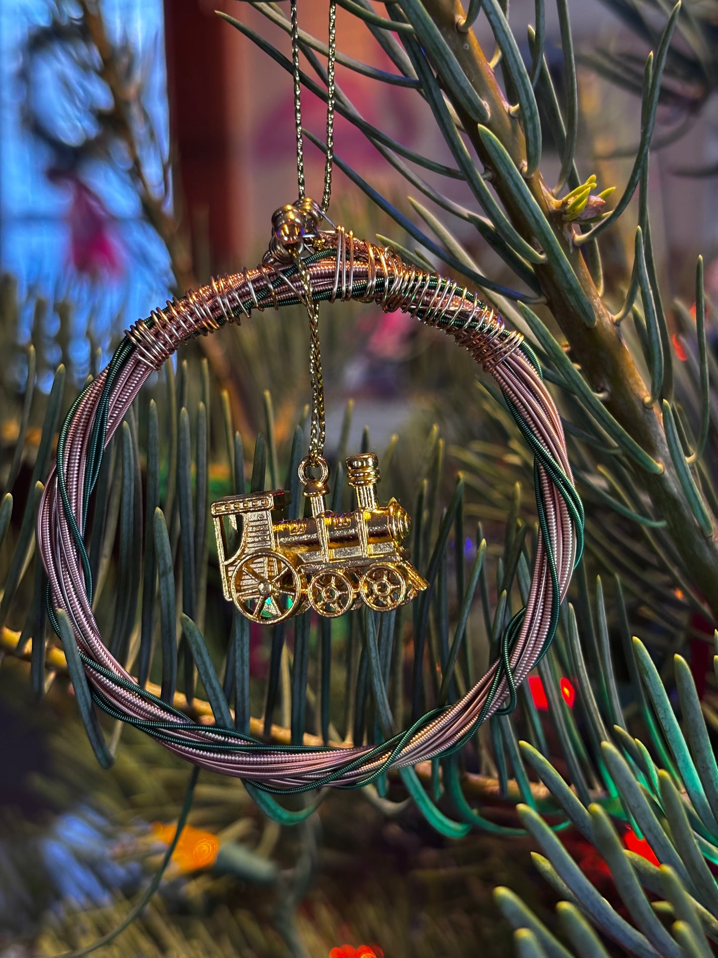 Guitar String Christmas Ornament