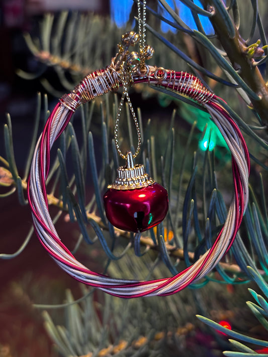 Guitar string Christmas Ornament