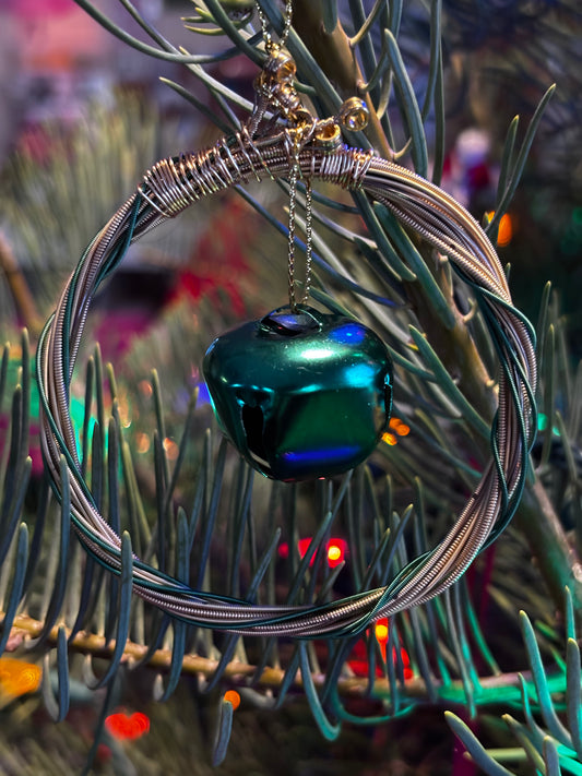 Guitar string Christmas ornament