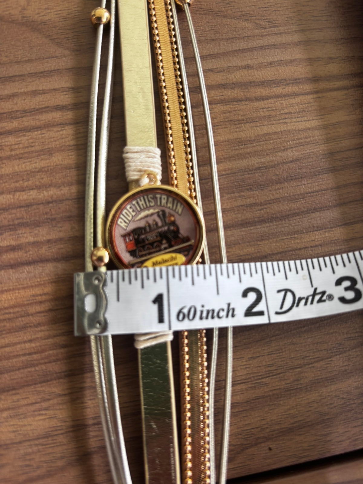 Multi Strand Leather Cuff Bracelet