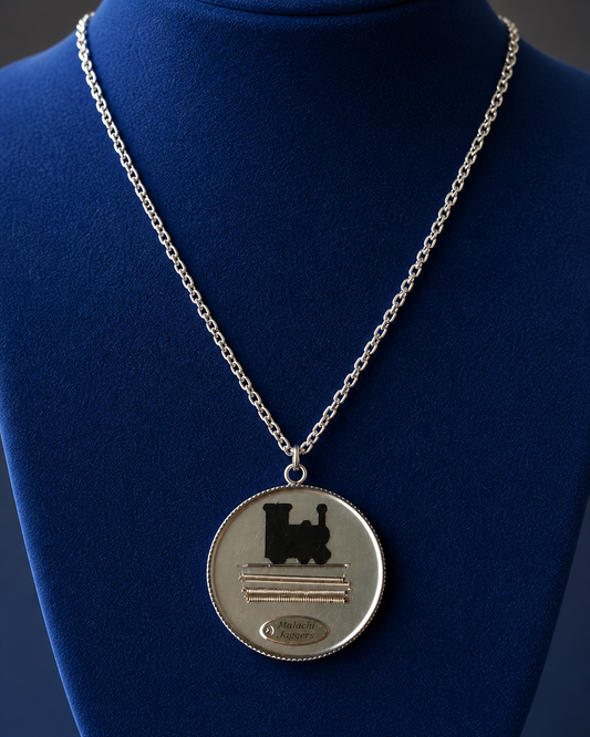 Guitar String & Resin Necklace
